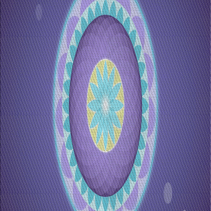 Machine Washable Transitional Denim Blue Rug, wshpat1972