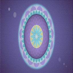 Sideview of Machine Washable Transitional Denim Blue Rug, wshpat1972