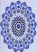 Patterned Blue Rug, pat1973blu