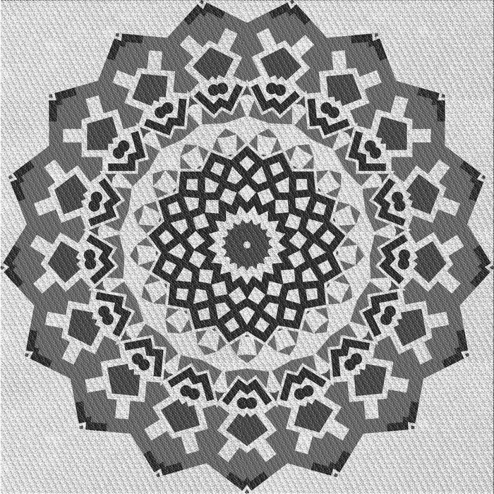 Round Machine Washable Transitional Carbon Gray Rug, wshpat1973gry