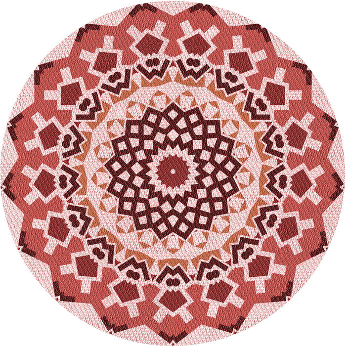 Square Machine Washable Transitional Red Rug in a Living Room, wshpat1973rd