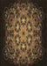 Patterned Light Brown Rug, pat1974brn