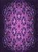 Patterned Dark Orchid Purple Rug, pat1974pur