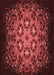 Patterned Red Rug, pat1974rd