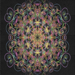 Sideview of Machine Washable Transitional Army Brown Rug, wshpat1974