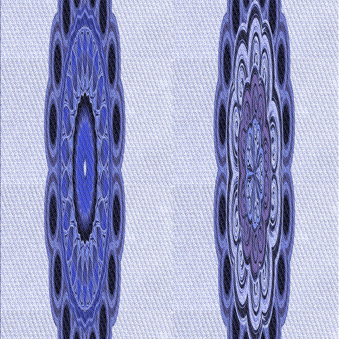 Machine Washable Transitional Blue Rug, wshpat1975blu