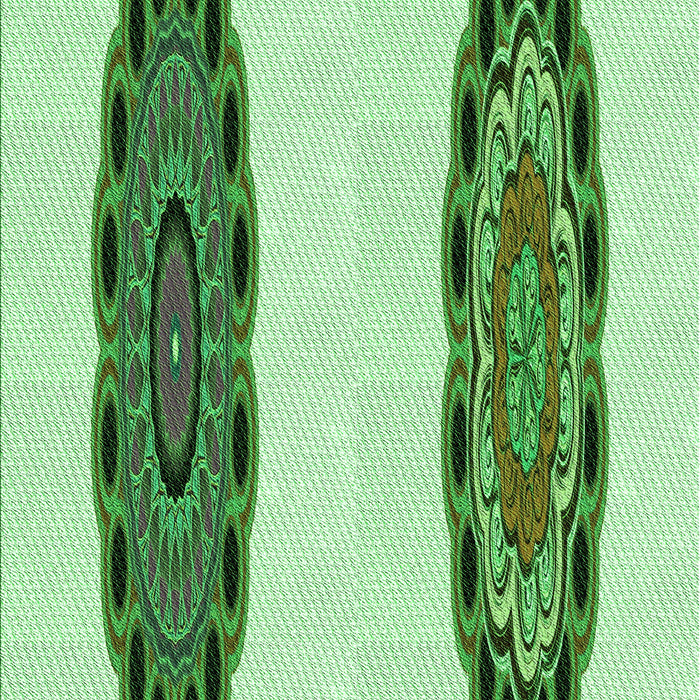 Patterned Green Rug, pat1975grn