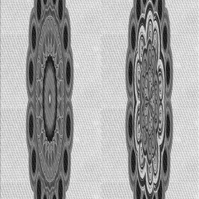 Patterned Platinum Gray Rug, pat1975gry