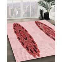 Patterned Red Rug, pat1975rd