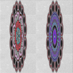 Sideview of Machine Washable Transitional Platinum Gray Rug, wshpat1975