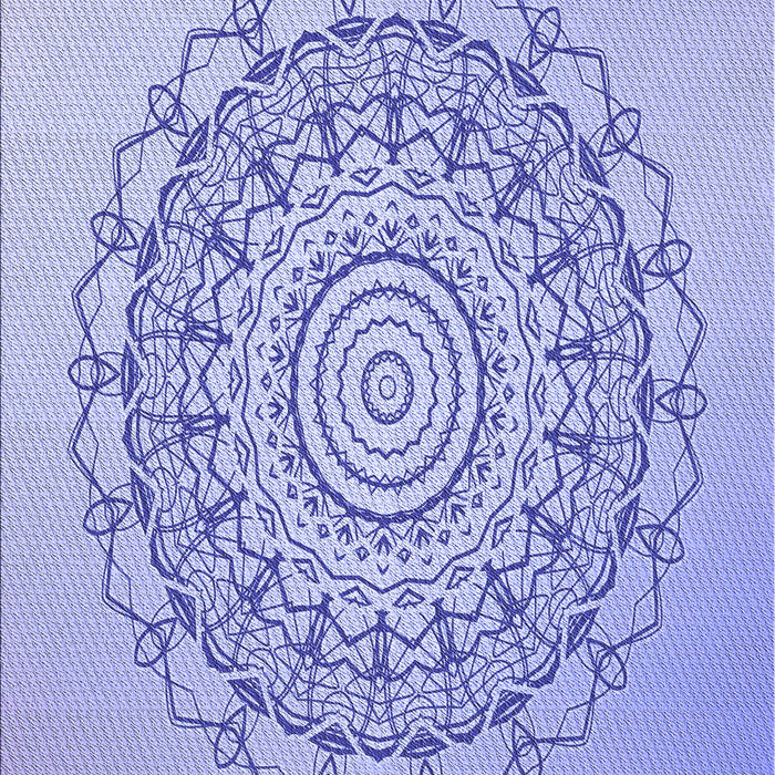 Patterned Light Slate Blue Rug, pat1976blu