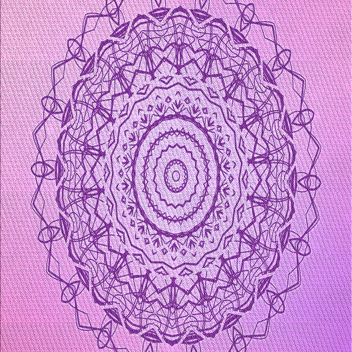 Patterned Pastel Purple Pink Rug, pat1976pur