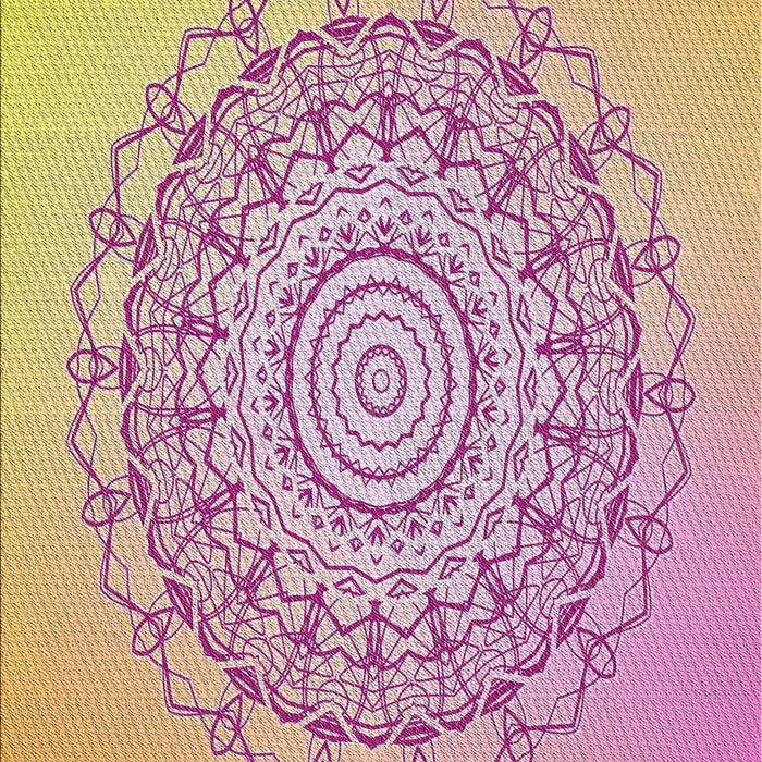 Machine Washable Transitional Tulip Pink Rug, wshpat1976