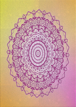 Patterned Tulip Pink Novelty Rug, pat1976