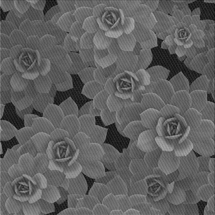 Round Machine Washable Transitional Gray Rug, wshpat1977gry