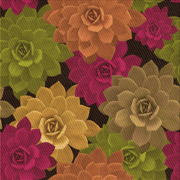 Round Machine Washable Transitional Dark Bisque Brown Rug, wshpat1977org