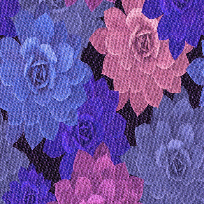 Patterned Medium Slate Blue Rug, pat1977pur