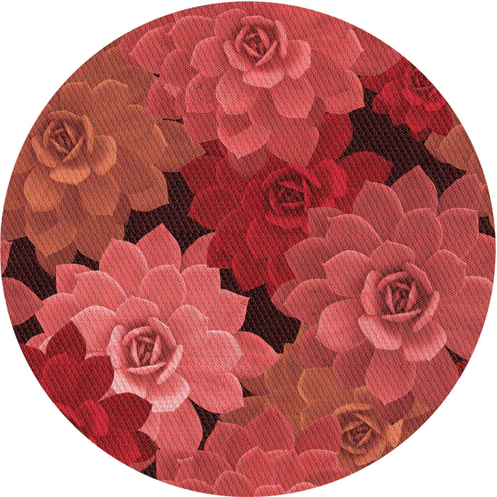 Square Machine Washable Transitional Red Rug in a Living Room, wshpat1977rd