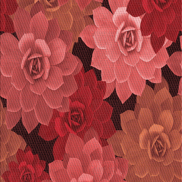 Patterned Red Rug, pat1977rd