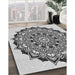 Machine Washable Transitional Platinum Gray Rug in a Family Room, wshpat1978gry