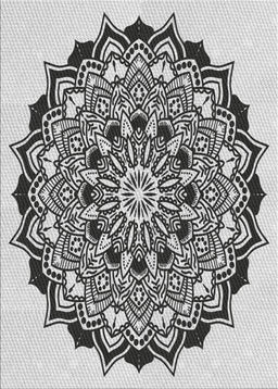 Patterned Platinum Gray Novelty Rug, pat1978