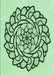 Patterned Mint Green Rug, pat1979grn