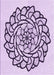 Patterned Purple Flower Purple Rug, pat1979pur