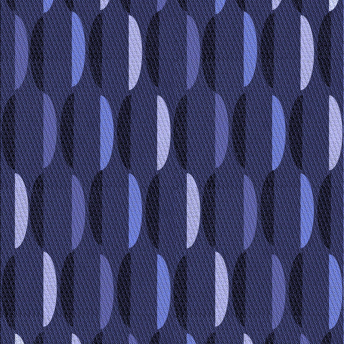 Patterned Night Blue Rug, pat198blu