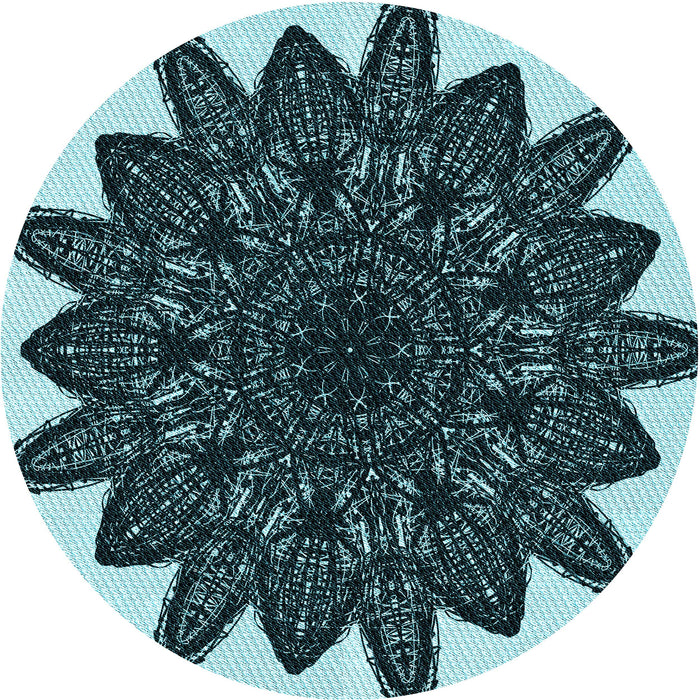 Square Machine Washable Transitional Blue Rug in a Living Room, wshpat1980lblu