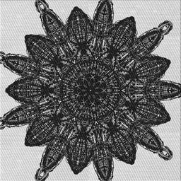 Square Patterned Mid Gray Novelty Rug, pat1980
