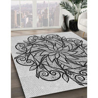 Patterned Gray Rug, pat1981gry