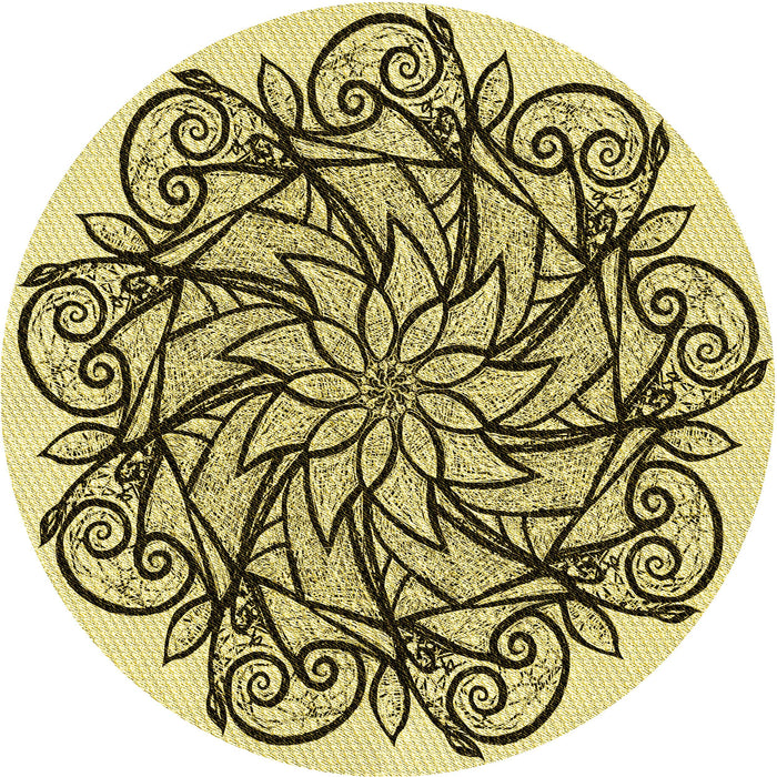 Square Machine Washable Transitional Oak Brown Rug in a Living Room, wshpat1981yw