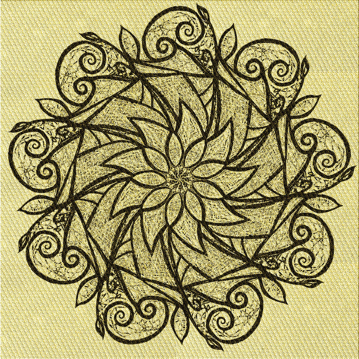 Round Machine Washable Transitional Oak Brown Rug, wshpat1981yw