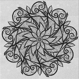 Sideview of Machine Washable Transitional Platinum Gray Rug, wshpat1981