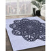 Machine Washable Transitional Dark Slate Blue Purple Rug in a Family Room, wshpat1982blu