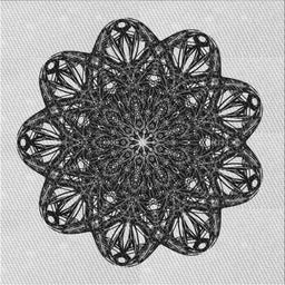 Square Patterned Platinum Gray Novelty Rug, pat1982