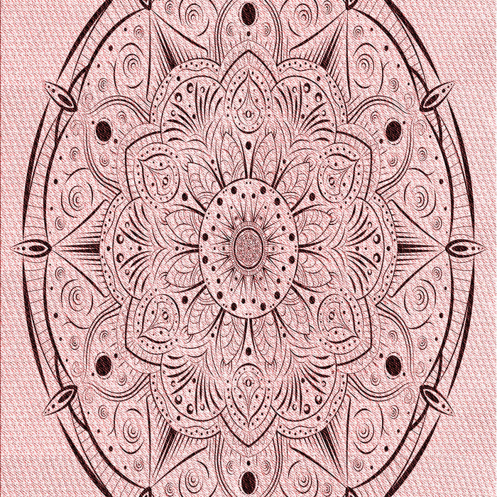 Patterned Red Rug, pat1983rd