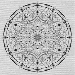 Sideview of Machine Washable Transitional White Smoke Rug, wshpat1983