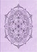 Patterned Lilac Purple Rug, pat1984pur