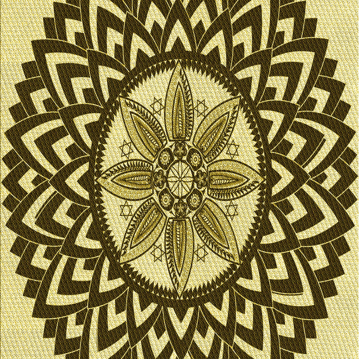 Machine Washable Transitional Bakers Brown Rug, wshpat1987yw