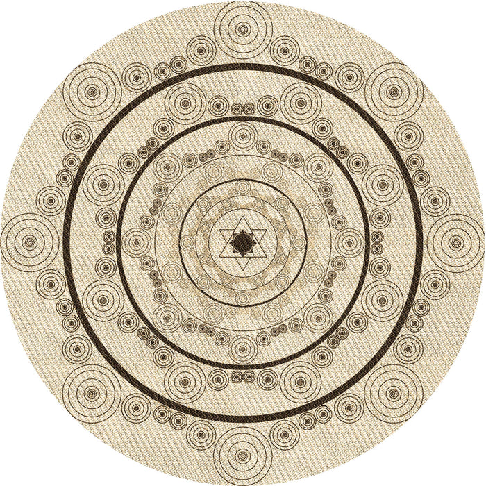 Square Machine Washable Transitional Peach Beige Rug in a Living Room, wshpat1989brn