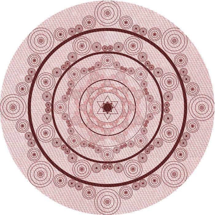 Square Machine Washable Transitional Light Rose Pink Rug in a Living Room, wshpat1989rd