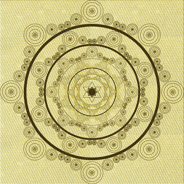 Round Machine Washable Transitional Sun Yellow Rug, wshpat1989yw