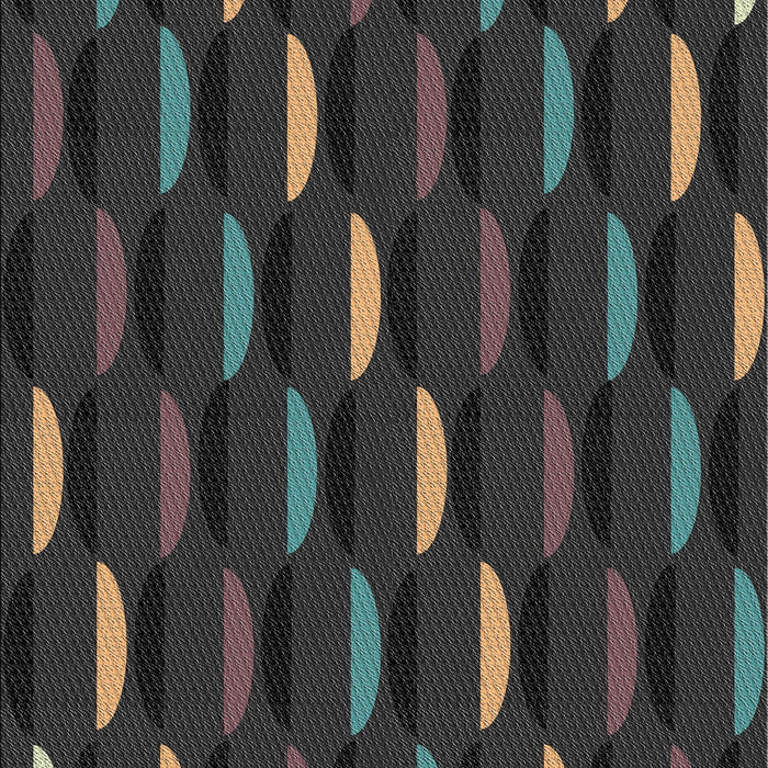 Patterned Mid Gray Novelty Rug, pat198