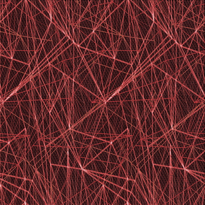 Round Patterned Red Rug, pat199rd