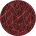 Square Machine Washable Transitional Red Rug in a Living Room, wshpat199rd