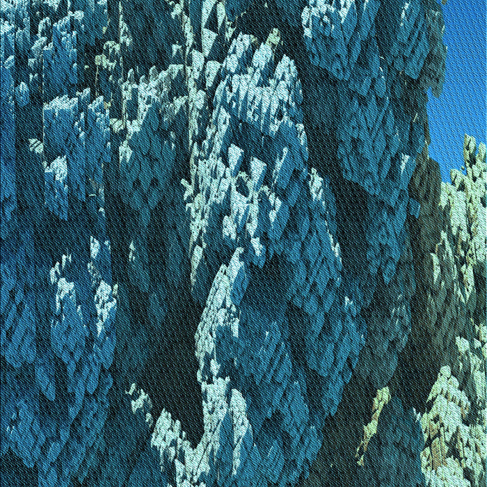 Patterned Blue Ivy Blue Rug, pat1990lblu