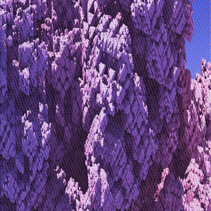 Patterned Indigo Purple Rug, pat1990pur