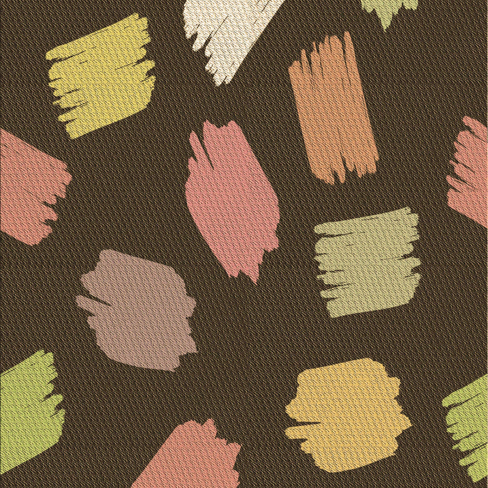 Machine Washable Transitional Bronze Brown Rug, wshpat1991brn