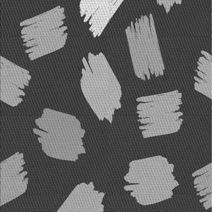 Patterned Gunmetal Gray Rug, pat1991gry